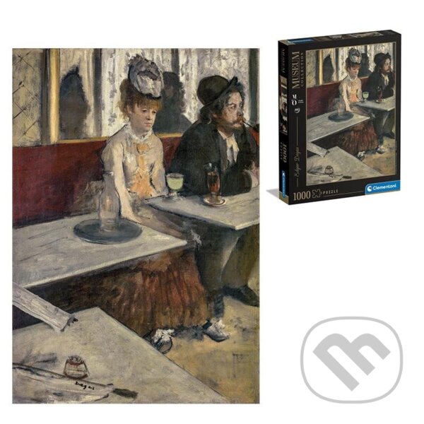 Levně Puzzle Edgar Degas: V kavárně - puzzle z kategorie Umelecké
