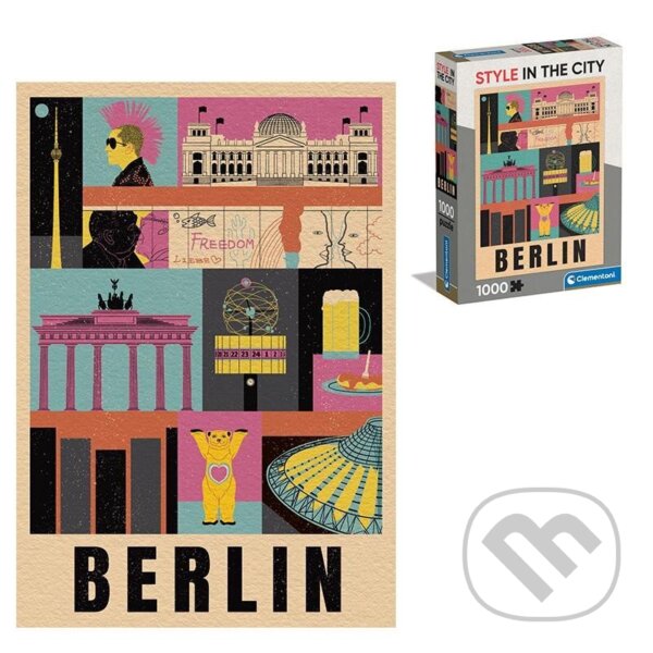 Levně Puzzle Style in the City: Berlín - puzzle z kategorie Mestá a stavby