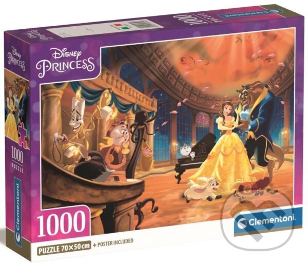 CLEMENTONI Puzzle Kráska a zvíře 1000 dílků
