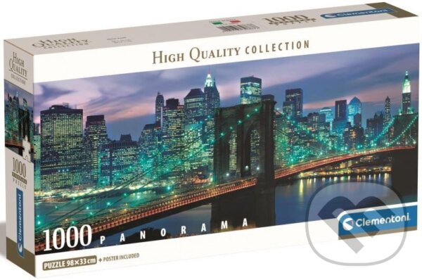 Levně Puzzle Panorama: Booklyn Bridge, New York - puzzle z kategorie Ostatné
