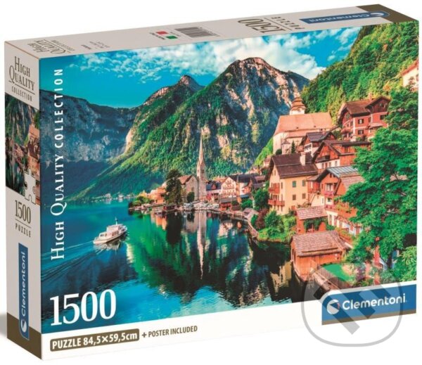 Levně Puzzle Hallstatt, Rakousko - puzzle z kategorie Mestá a stavby