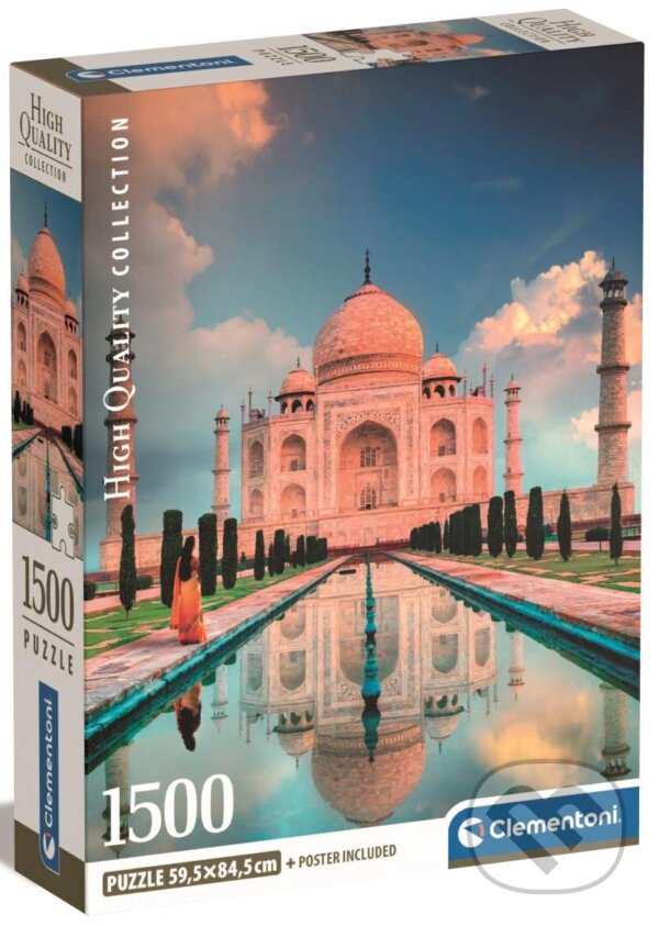 Levně Puzzle Taj Mahal - puzzle z kategorie Prírodné scenérie