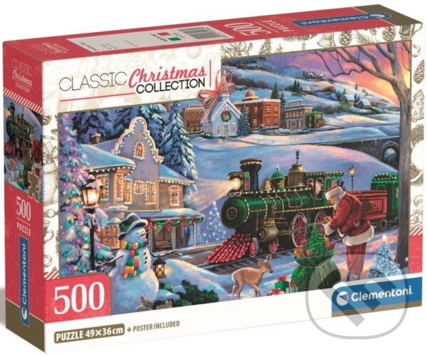 Levně Puzzle Vánoční vlak - puzzle z kategorie 60 – 300 dielikov