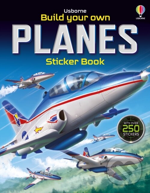 Levně Build Your Own Planes Sticker Book - Simon Tudhope - kniha z kategorie Samolepky