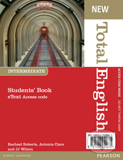 Kniha: New Total English Intermediate eText Students´ Book Access Card (Rachael Roberts). Pearson
