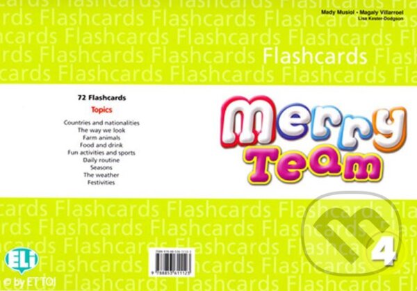 Kniha: Merry Team - 4 Flashcards (Mady Musiol). Eli, 2010