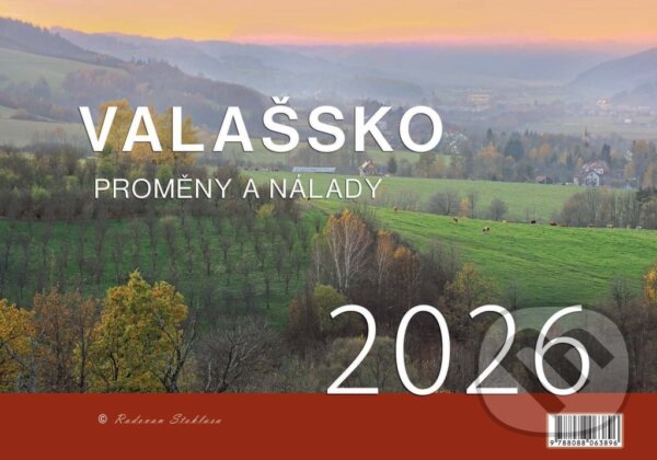 Nástěnný kalendář Valašsko 2026 (Justine). Justine, 2025