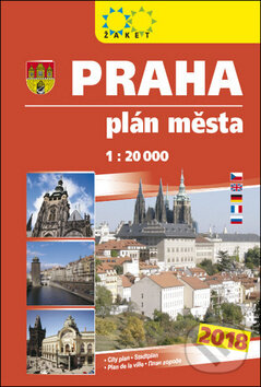 Kniha: Praha plán města (Žaket). Žaket, 2017