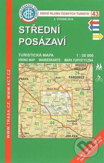 Kniha: Kčt 43 Střední Posázaví (Klub českých turistů). Klub českých turistů, 2012