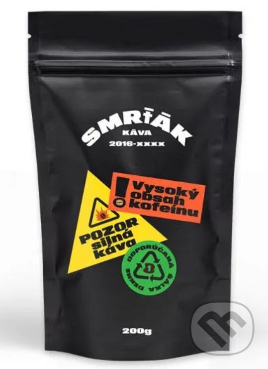 Levně Smrťák "Extra silná a chutná" (zrnková káva, 200g)
