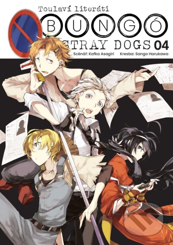 Bungó Stray Dogs - Toulaví literáti 4 - Kafka Asagiri, Sango Harukawa (ilustrátor) - kniha z kategorie Komiksy