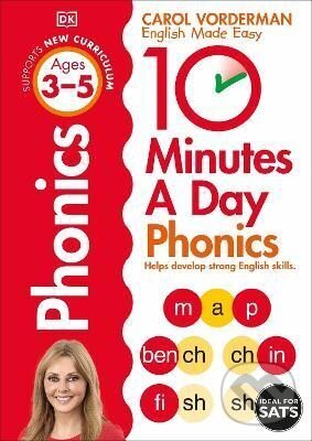 Kniha 10 Minutes A Day Phonics, Ages 3-5 (Preschool)