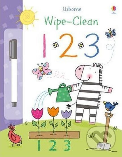 Levně Usborne Wipe-clean 1 2 3 - Felicity Brooks
