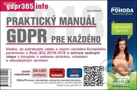Levně Praktický manuál GDPR pre každého - kniha z kategorie Občianske právo