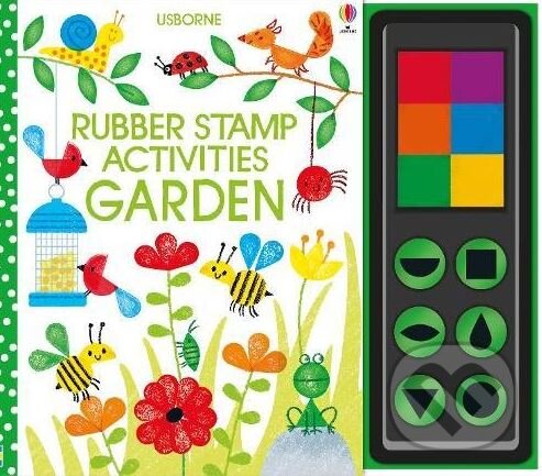 Levně Rubber Stamp Activities Garden - Fiona Watt, Candice Whatmore (ilustrácie) - kniha z kategorie Pre deti a mládež