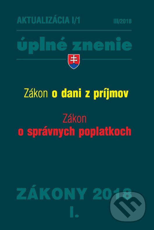 Kniha: Aktualizácia I/1 2018 (Poradca s.r.o.). Poradca s.r.o., 2018