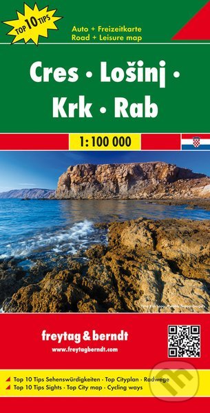 Levně Cres – Lošinj – Krk – Rab 1:100 000 (Automapa)