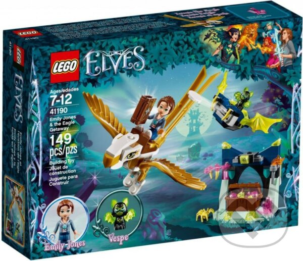 LEGO Elves 41190 Emily Jonesová a únik na orlovi, LEGO, 2018