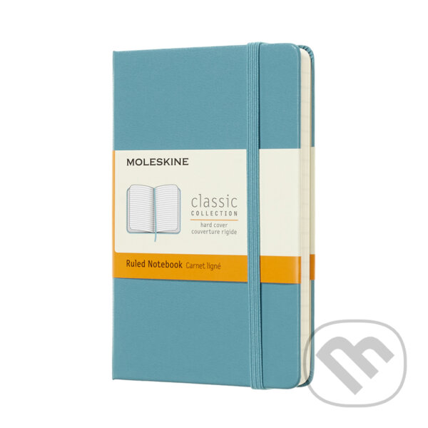 Levně Moleskine - modrozelený zápisník (malý, linajkovaný)