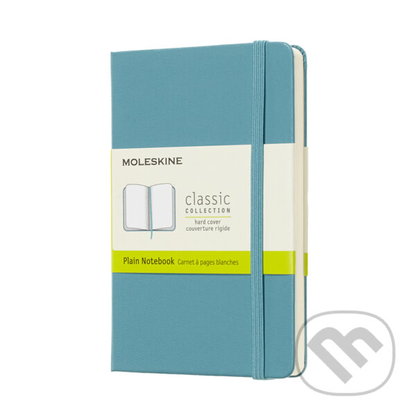 Levně Moleskine - modrozelený zápisník (malý, čistý)