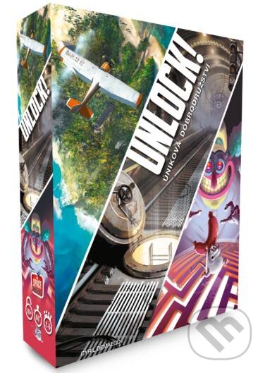 Spoločenská hra: Unlock! (Alice Carroll, Thomas Cauët a Cyril Demaegd). ADC BF, 2018