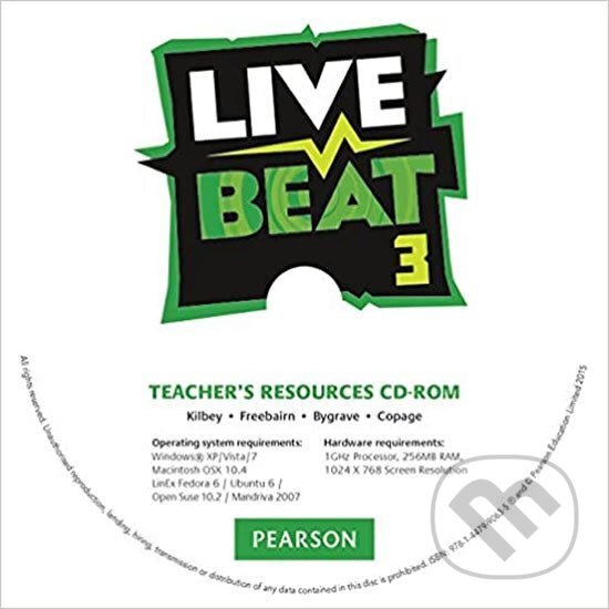 Kniha: Live Beat 3 Teacher´s Resources CD-ROM (autorů kolektiv). Pearson, 2015