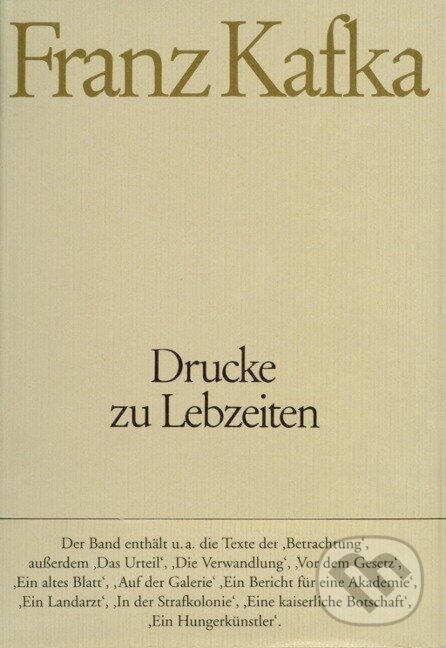 Kniha: Drucke zu Lebzeiten (Hans-Gerd Koch). , 1994