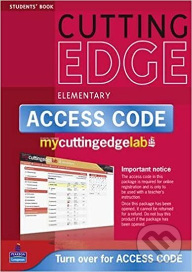 Kniha: New Cutting Edge Elementary Students´ Book w/ CD-ROM & MyEnglishLab Access Card (autorů kolektiv). Pearson, 2005