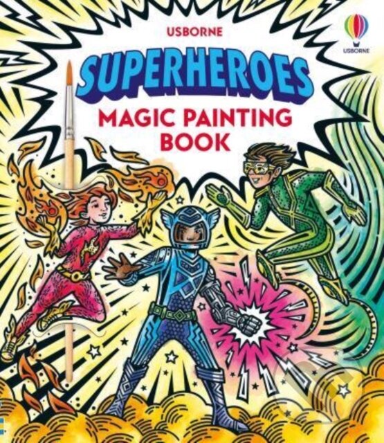 Levně Superheroes Magic Painting Book - Sam Baer
