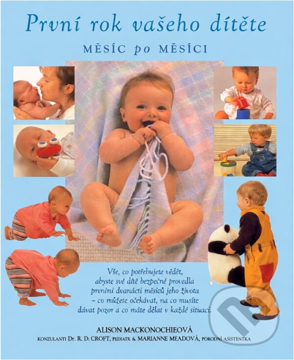 Kniha: První rok vašeho dítěte měsíc po měsíci (Alison Mackonochie). , 1997