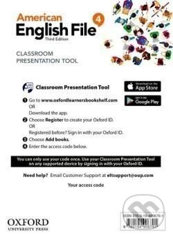 Kniha: American English File Third Edition Level 4: Classroom Presentation Tool (Access Code Card) (Christina Latham-Koenig). Oxford University Press, 2020