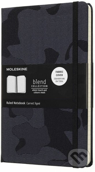 Moleskine - zápisník Blend Camouflage čierny, Moleskine, 2019