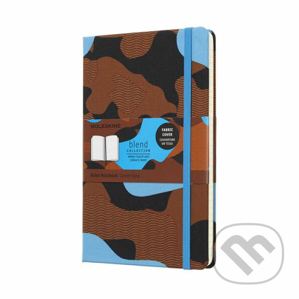 Moleskine - zápisník Blend Camouflage modrý, Moleskine, 2019