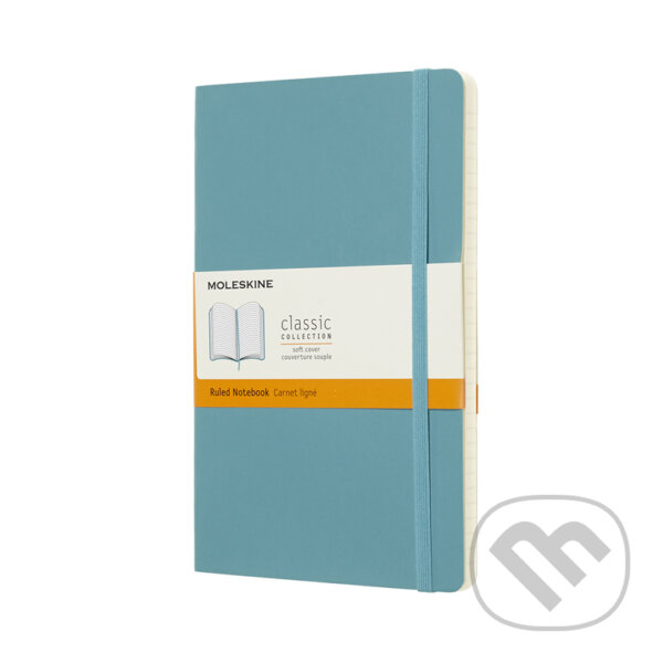 Levně Moleskine - svetlomodrý zápisník (stredný, linajkovaný)