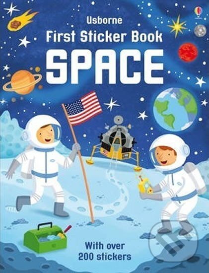 Levně First Sticker Book Space - Simon Tudhope