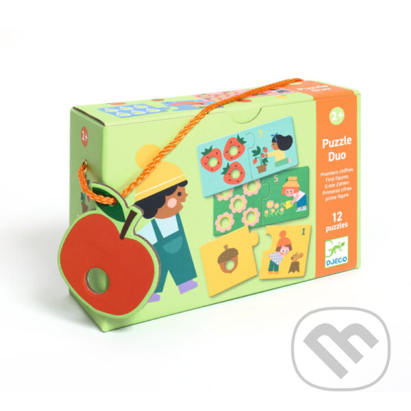 Levně Puzzle Duo: Prvé čísla a počítanie (12 ks po 2 dieliky) - puzzle z kategorie Náučné puzzle