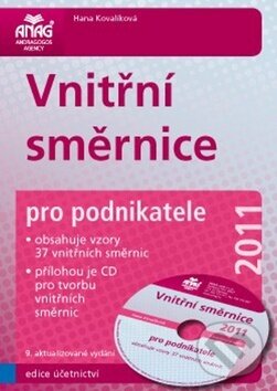 Kniha: Vnitřní směrnice pro podnikatele 2011 + CD (Hana Kovalíková). ANAG