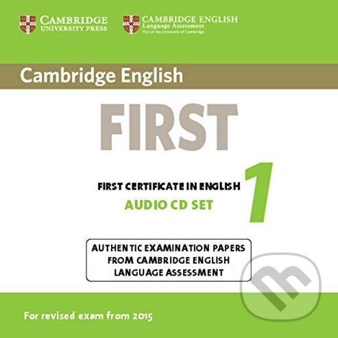 Levně Cambridge English First 1: Audio CDs - audiokniha z kategorie Jazykové učebnice a slovníky