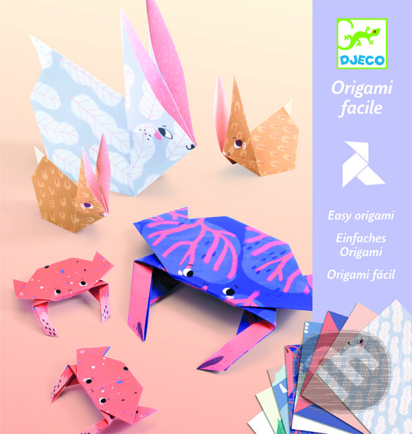 Spoločenská hra: Origami: Zvieracie rodinky (Djeco). Djeco, 2019