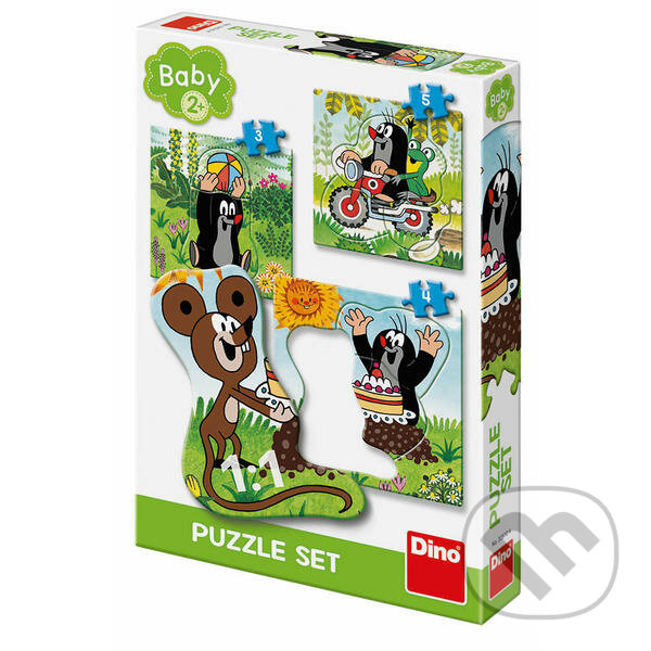 Levně Krtko na lúke 3 v 1 - puzzle z kategorie Maxi dieliky