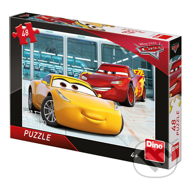 Levně Cars 3: Příprava - puzzle z kategorie 15 – 60 dielikov