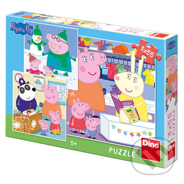 Levně Peppa Pig: Veselé odpoledne - puzzle z kategorie 15 – 60 dielikov