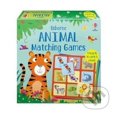 Kniha: Animal Matching Games (Kate Nolan). Usborne, 2022
