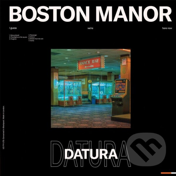 Kniha Boston Manor: Datura (transparent blue) LP