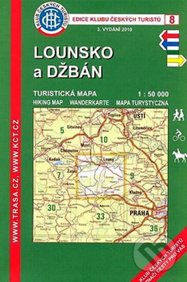 Kniha: KČT 8 - Lounsko a Džbán (Klub českých turistů). Klub českých turistů, 2010