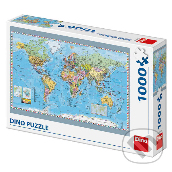 Levně Politická mapa sveta - puzzle z kategorie Ostatné