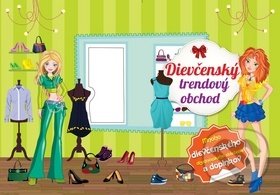 Levně Dievčenský trendový obchod - kniha z kategorie Vystrihovanie
