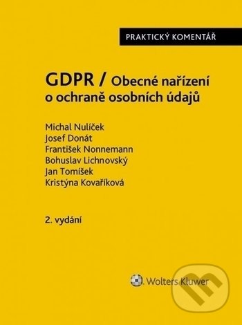 Levně GDPR (Obecné nařízení o ochraně osobních údajů (2016-679-EU) (Praktický komentář)) - kniha z kategorie Občianske právo