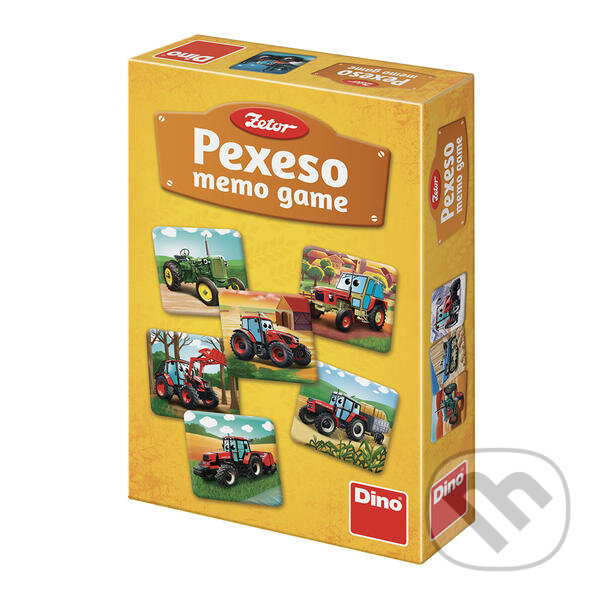 Spoločenská hra: Pexeso: Zetor (Dino). Dino, 2018