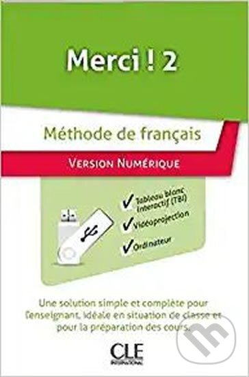 Kniha: Merci! 2/A1: manuel numérique TBI USB (Adrien Payet). Cle International, 2017